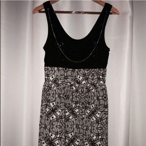 ❤️Black and white dress